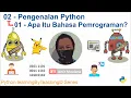 0201 - Apa Yang Dimaksud Bahasa Pemrograman Pengenalan Python Python learningByTeaching Series