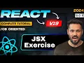 React JS 19 Tutorial in Hindi JSX exercise