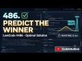 Predict the Winner - LeetCode 486 Game Theory DP Explained C