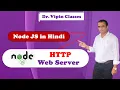 Node js class in hindi 2 - HTTP Server in Node JS Hindi Dr Vipin Classes