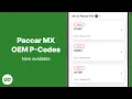 Paccar MX OEM P-codes capabilities now in the palm of your hand OTR Diagnostics