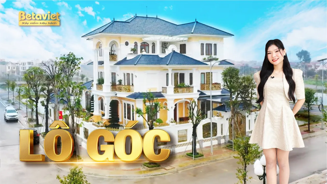 Thời thượng mẫu thiết kế biệt thự 3 tầng tân cổ điển siêu sang