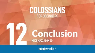 Colossians Conclusion