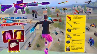 🔥 I STARTED GAME with BEST LOOT AWM + P90 in NEW MODE😍 Pubg Mobile