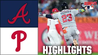 Atlanta Braves vs Philadelphia Phillies Full Game Highlights ESPN MLB