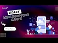 React JS Mini Shopping Cart Learn React JS React JS Tutorial for Beginners Tutort Academy