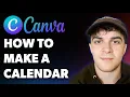 How to Make a Calendar with Canva Full 2025 Guide