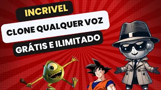 Clone a voz com IA Gratuito e ilimitado