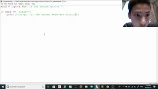 Python tutorial 7 - if statements and indentation