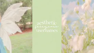 Aesthetic Fairycore Usernames