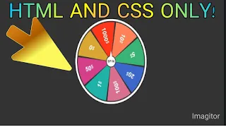 Spin Wheel Using Css JavaScript - Lucky Wheel Spinning Game