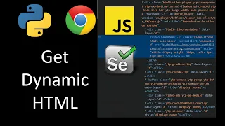 Get JS Generated HTML Code with Selenium Python