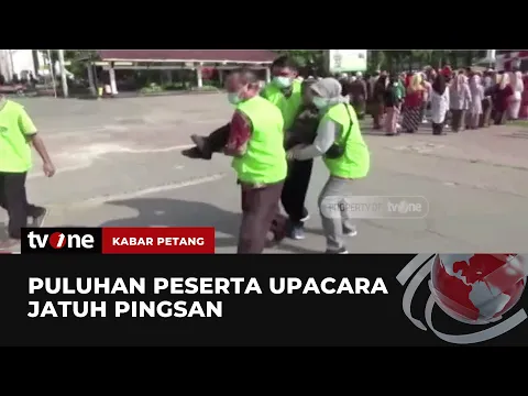 Cuaca Terik, Puluhan Peserta Upacara di Jombang Jatuh Pingsan