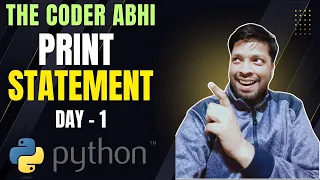 Class 1 Python Tutorial Printing Your First Code Python in Online