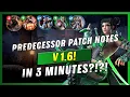 Predecessor V1 6 Patch Notes in Under 3 Minutes - Buffs Nerfs Item Reworks ETC