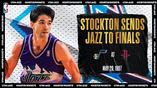 Stockton Leads Utah To Finals