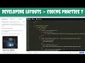 Coding Practice 7 Developing Layouts VR Website Optics and Controllers Section