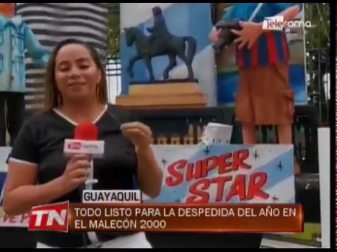 Todo listo para la despedida del año en El Malecón 2000