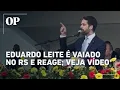 Download Lagu Vaiado durante evento no RS, Eduardo Leite se irrita e reage: \