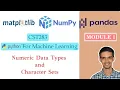 Module 1 Numeric Data Types and Character Sets