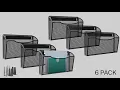 MaxGear Mesh File Holder Wall Organizer 3 Pockets Hanging File