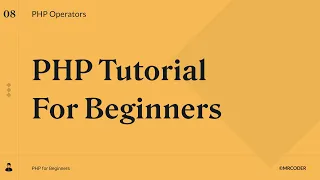 Operators in PHP PHP Tutorial for Beginners