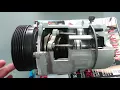 How does car air conditioning compressor work