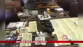 16 Arrested in Drug Raid in Mobile County