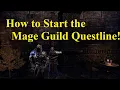 ESO How to Start the Mage Guild Questline