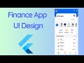 Awesome Finance App UI Design In Flutter - Flutter UI Design