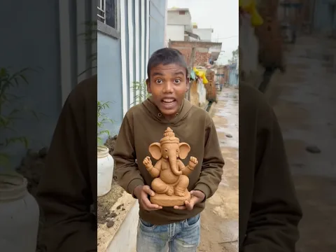 CHOTU MAKE GANPATI BAPPA #shorts @FACTFIREKING