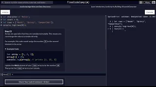 FreeCodeCamp - JavaScript Data Structures and Algorithms