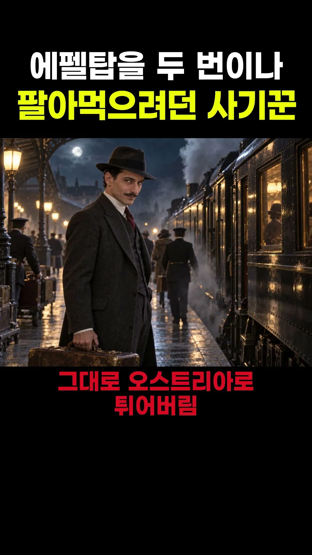 에펠탑을 두 번이나 팔아먹으려던 사기꾼 #shorts