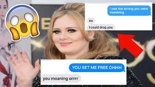 Download SONG LYRIC TEXT PRANK ON BEST FRIEND! (Send My Love - Adele) MP3