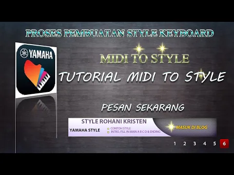 Download MP3 MIDI TO STYLE (TUTORIAL CONVERTER MIDI TO STYLE SONG YAMAHA)