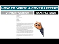 How To Write A Cover Letter For A Driver Position Example