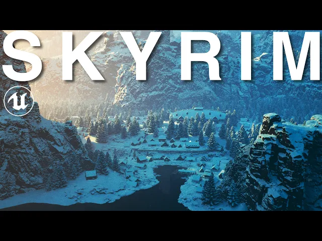 Skyrim: Dawnstar in UNREAL ENGINE 5! [Anniversary Edition] [4K]