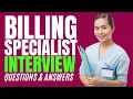 Billing Specialist Interview Questions Answers How to PASS an Billing Specialist Interview