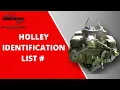 Holley 1940 Carburetor Identification