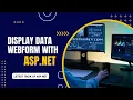 Display Data Webform With Asp net Part - 2 Gridview Using Gridview
