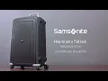 Samsonite S Cure - How to set the TSA lock code