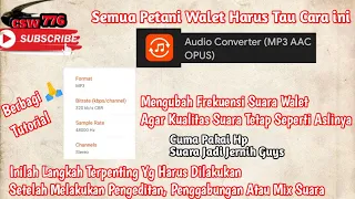 Download INI LANGKAH TERAKHIR ‼️ DISINI RAHASIANYA AGAR KUALITAS SUARA WALET JERNIH DAN RESPON TETAP STABIL MP3