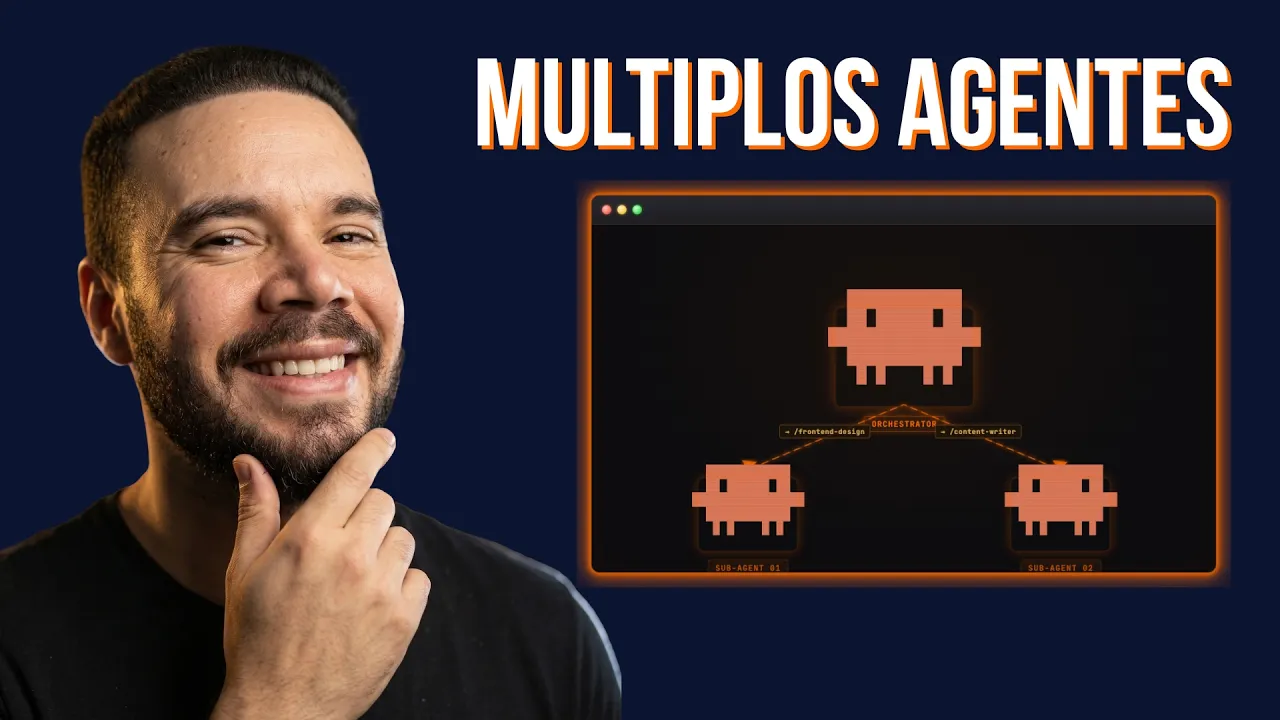 Multi-Agentes no Claude Code - O Guia Que Faltava