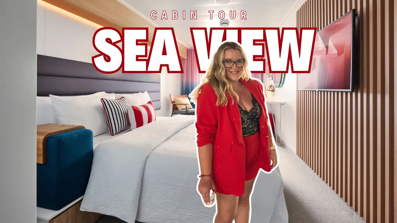 Virgin Voyages Sea View Cabin Tour | Valiant Lady  Cabin 12360A