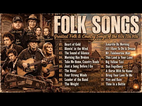 Best Folk Songs Of All Time | Moment Folk & Country Songs of the 60s, 70s & 80s |