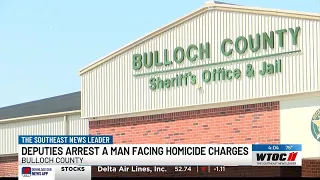 Bulloch Co Sheriff s Office investigating homicide suspect in custody