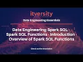 Data Engineering Spark SQL - Spark SQL Functions