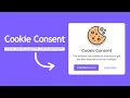 Learn How To Build Working Cookie Consent Part - 01