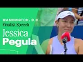 Jessica Pegula Finalist Speech 2026 Washington DC