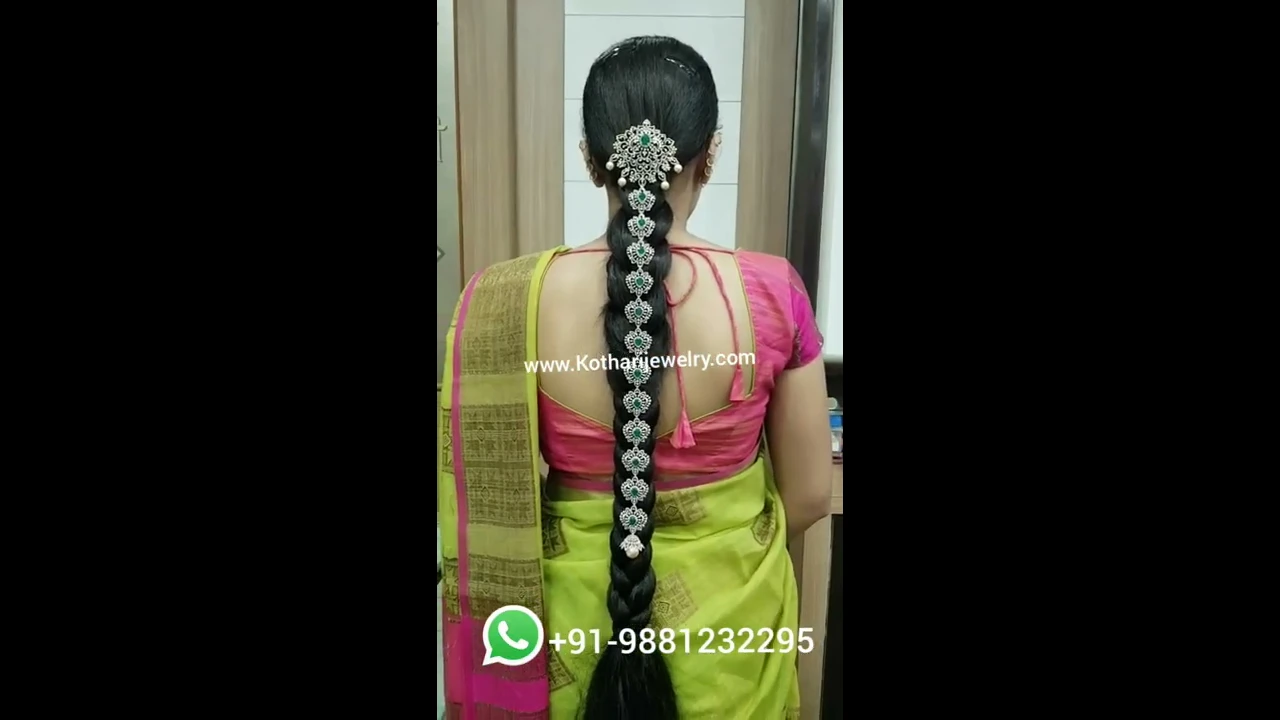 6in1 Multipurpose Long Harram with Matching Jhumkas from SRI MAHALAXMI JEWELLERS & PEARLS